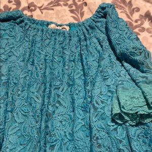 L & B long Turquoise Dress!